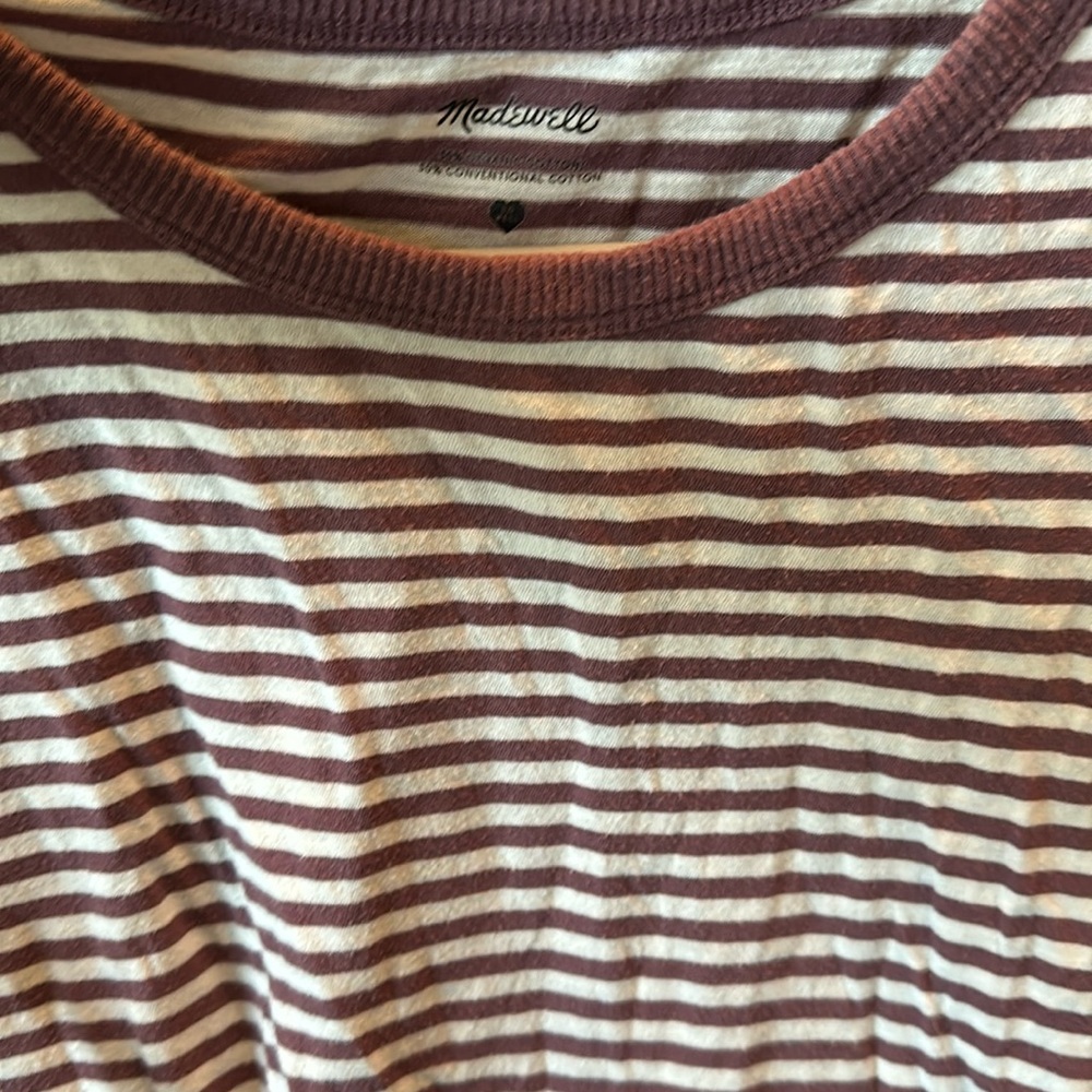 Madewell Softfade Cotton Boxy-Crop tee shirt